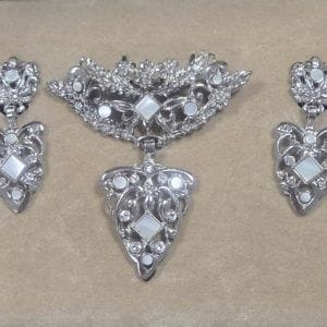 Aderezo de huertana rodio nácar R-10317